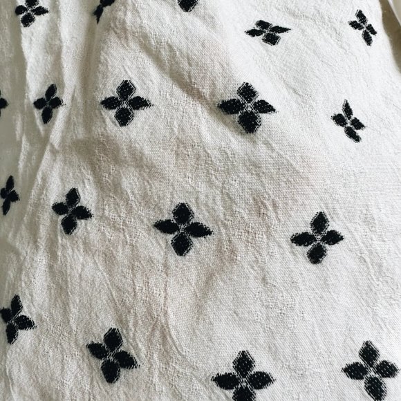 NWT CARON CALLAHAN - emma top in jet blossom fil coupé - Picture 7 of 8